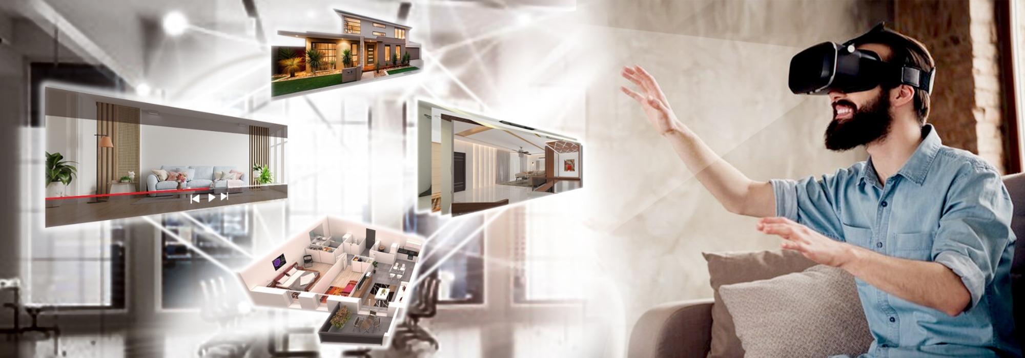 Virtual Interio immersive virtual reality architectural presentation