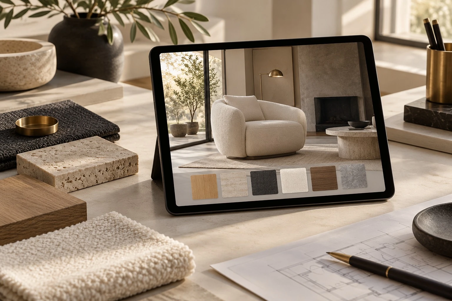 Material and furniture configurator concept