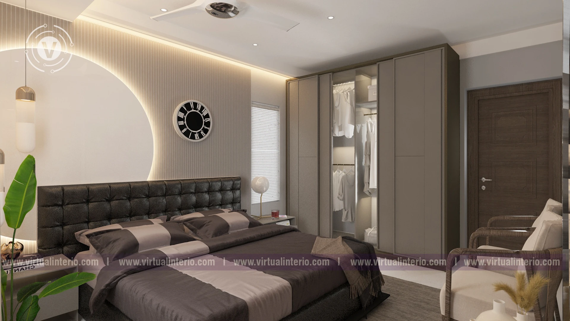 Master bedroom visualization
